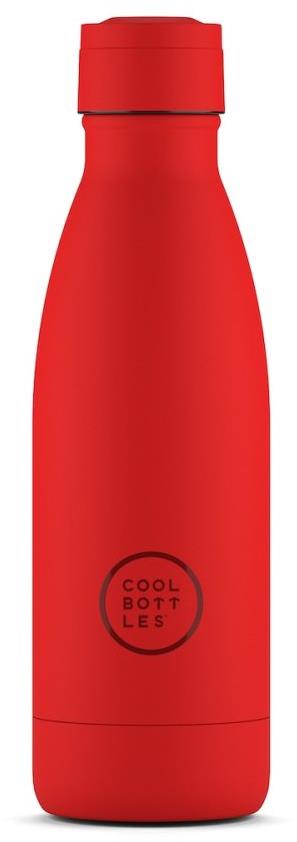 Cool Bottles nerezová termofľaša Vivid Red trojvrstvová 350 ml