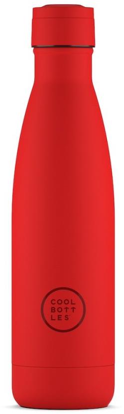 Cool Bottles nerezová termofľaša Vivid Red trojvrstvová 500 ml
