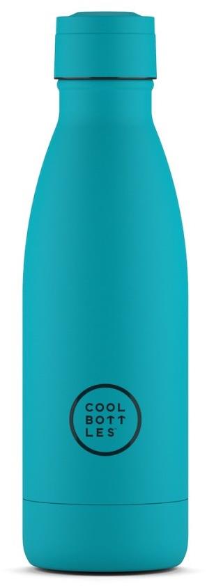 Cool Bottles nerezová termofľaša Vivid Turquoise trojvrstvová 350 ml