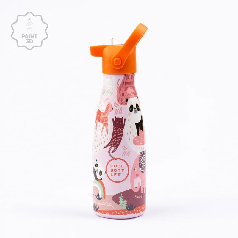 Cool Bottles Kids 3D Panda Gang, trojvrstvová, 260 ml
