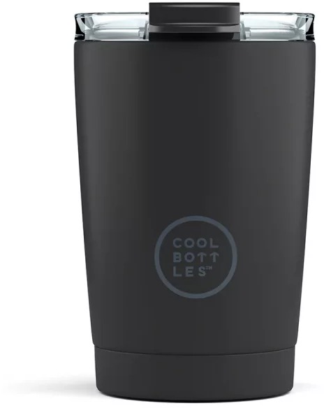Cool Bottles Mono Black, trojvrstvový, 330 ml