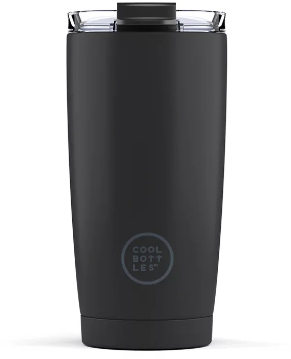 Cool Bottles Mono Black, trojvrstvový, 550 ml