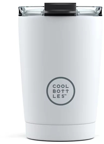 Cool Bottles Mono White, trojvrstvový, 330 ml
