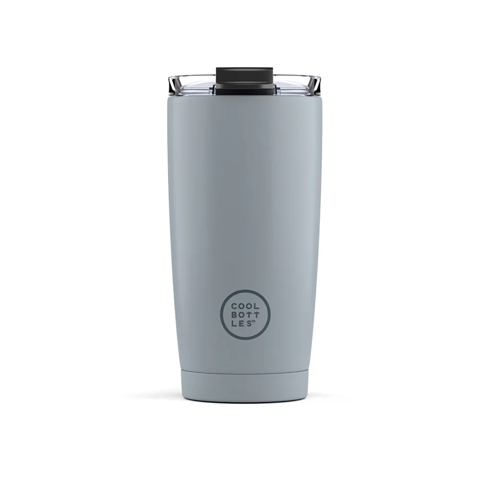 Cool Bottles Pastel Grey, trojvrstvový, 550 ml