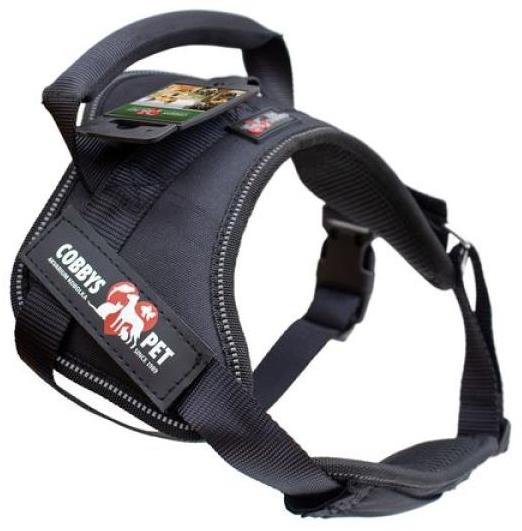 COBBYS PET Postroj K9 S 50 – 60 cm, čierny