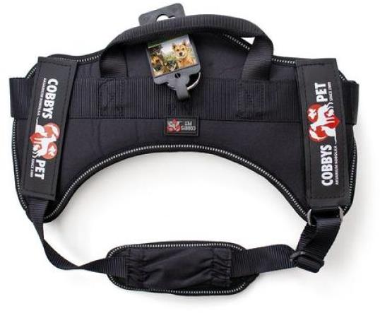 COBBYS PET Postroj K9 M 55 – 65 cm, čierny