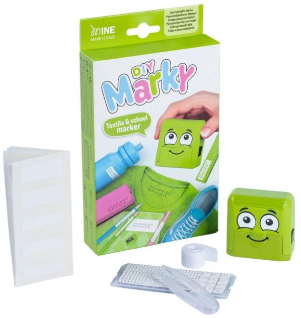 COLOP Marky DIY, samofarbiaca textilná, zelená (čierny odtlačok)