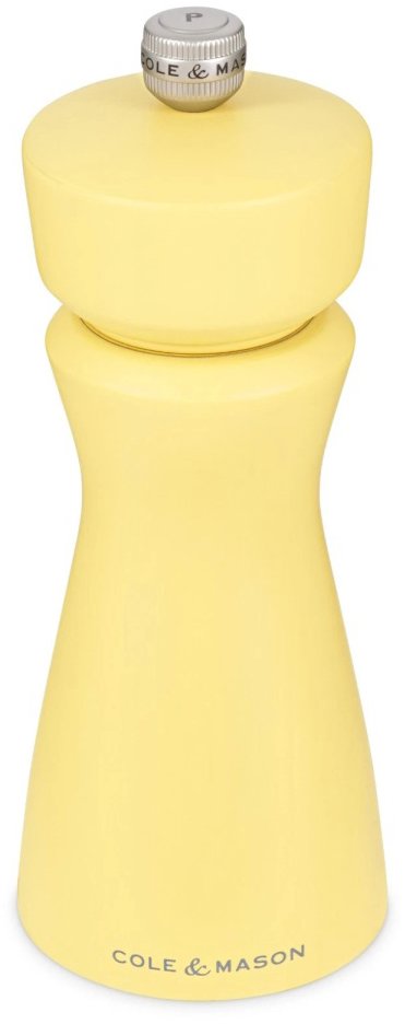 Cole&Mason Kenton 150 mm Žlutý mlýnek na sůl i pepř Turmeric