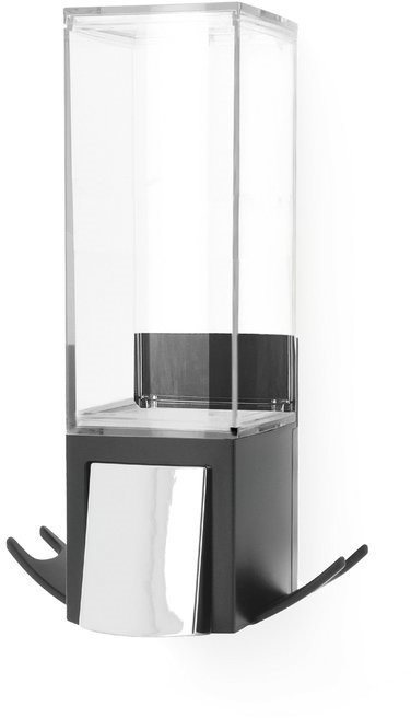 Compactor Edge RAN9654 nástenný dávkovač mydla, chróm/ABS plast – čierny, 500 ml