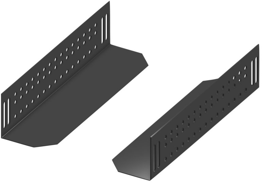 CTnet RAB-NL-X01-X1, Nosné lyžiny pre rozvádzač hl. 600 mm (L=380 mm), pár