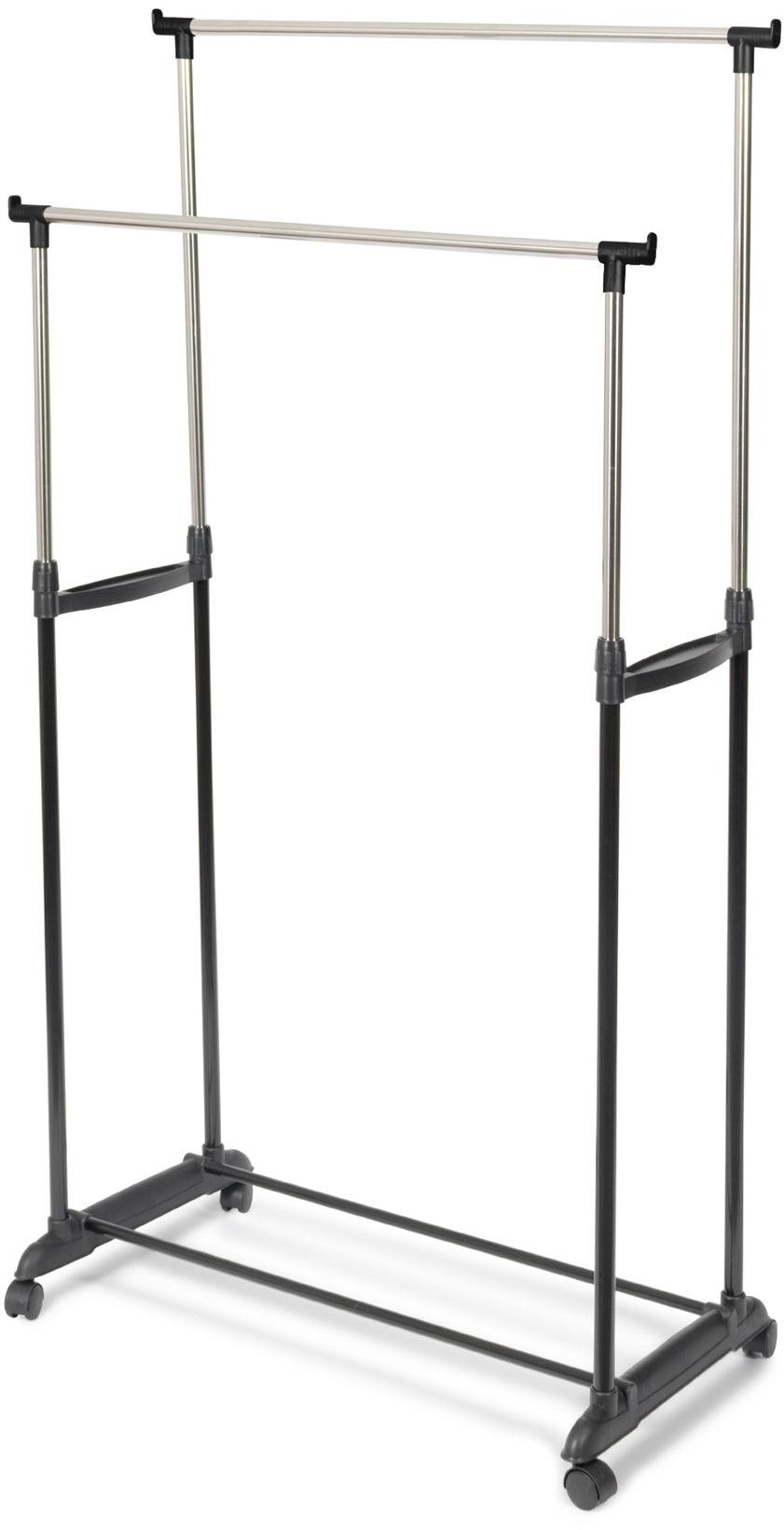 Compactor Dvojitý výsuvný stojan na šaty ECO Stender