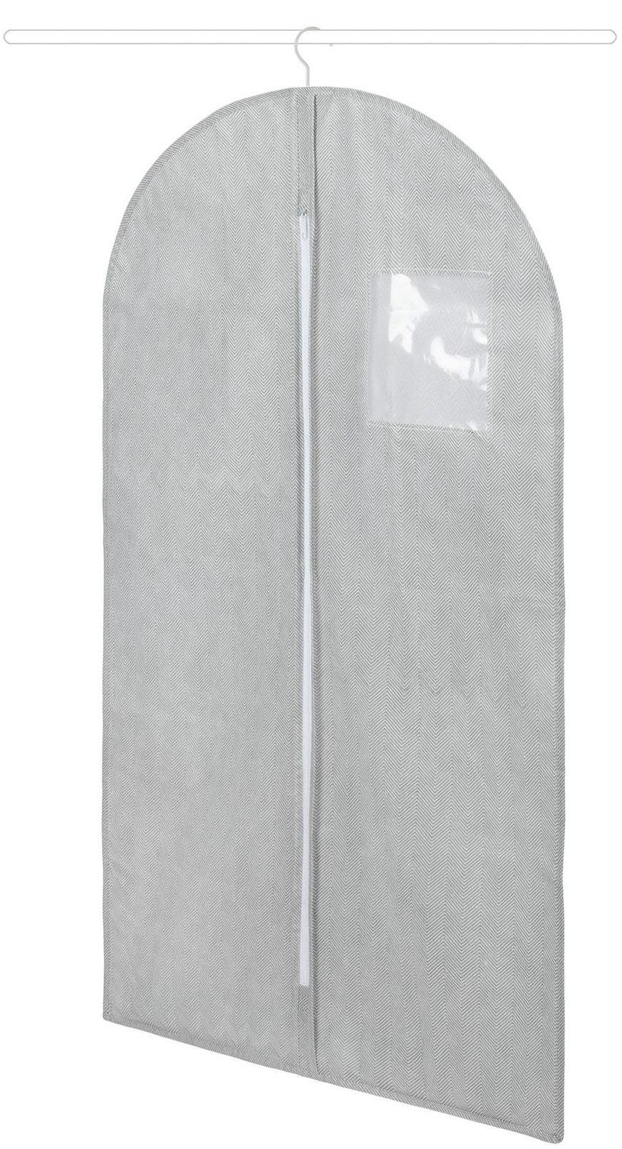 Compactor Obal na obleky a krátke šaty „Boston“ 60 × 100 cm, sivý