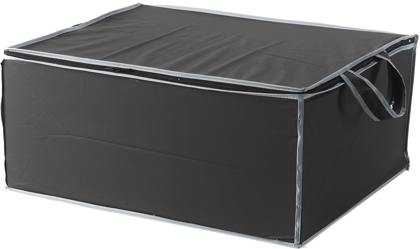 Compactor textilný úložný box na 2 periny 55 × 45 × 25 cm – čierny