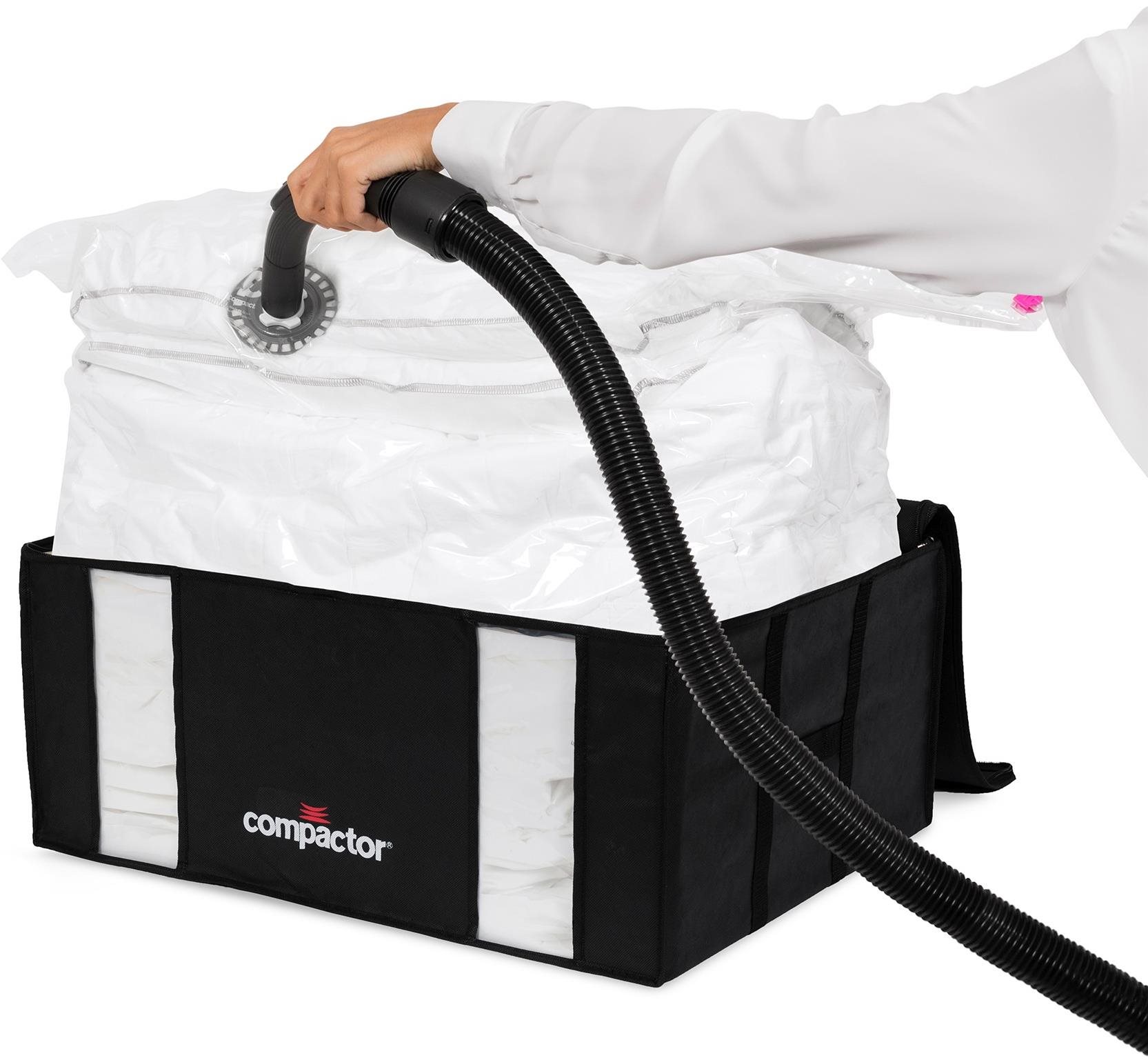 Compactor 3D Black Edition XXL 210 L vákuový úložný box s puzdrom – 50 × 65 × 27 cm