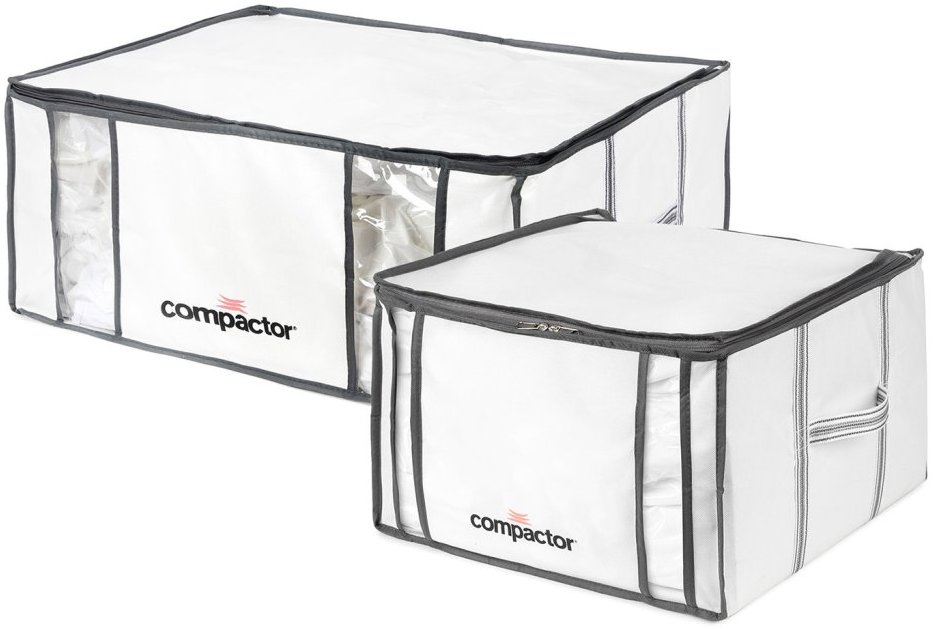 Compactor Súprava vákuových úložných boxov Life, 1× M 125 litrov, 1× XXL 210 litrov
