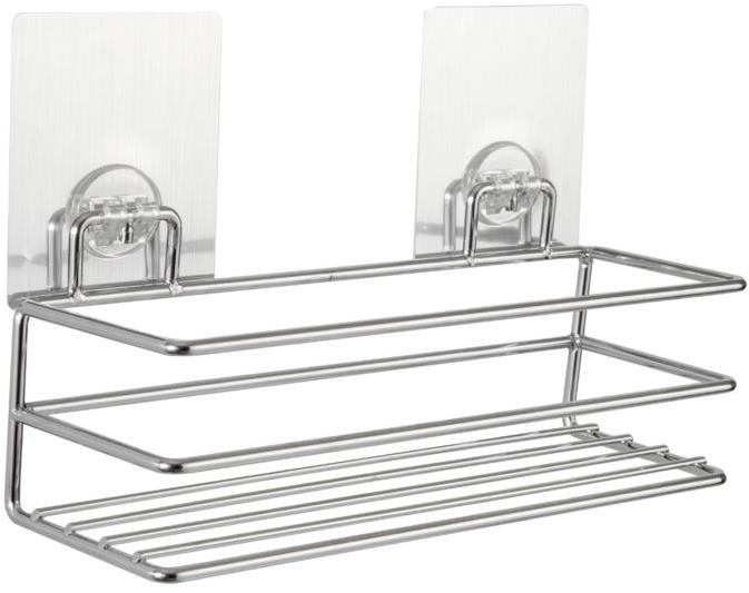 Compactor Bestlock Magic Samolepiaca polička na koreničky, bez vŕtania, chróm