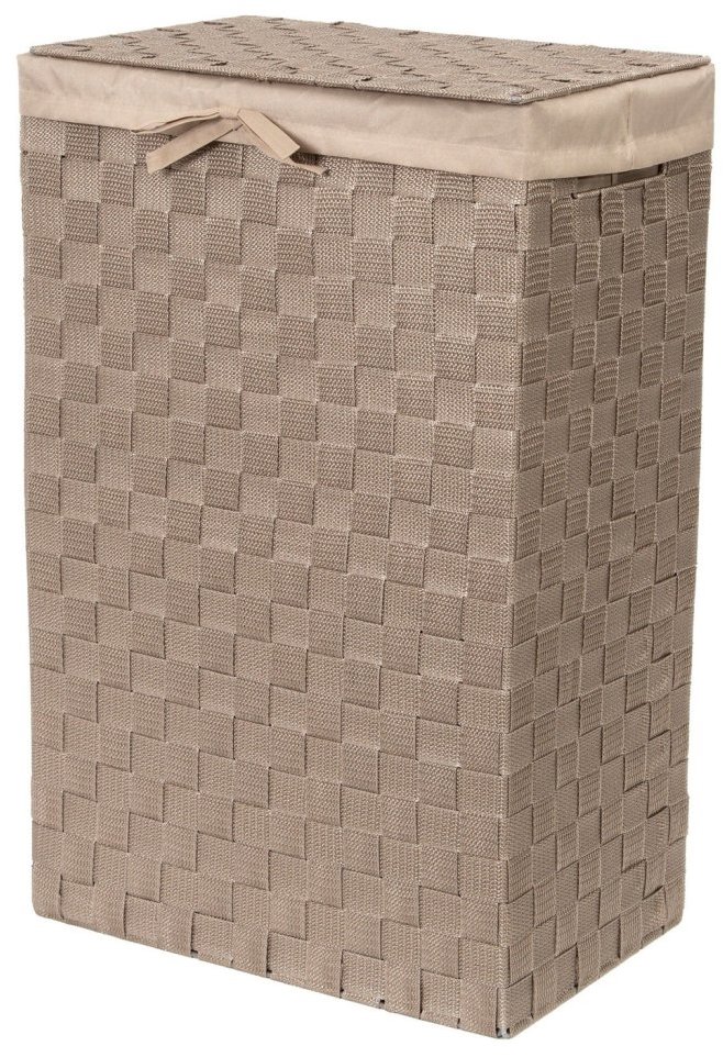 Compactor kôš na bielizeň s vekom Stan, hnedý