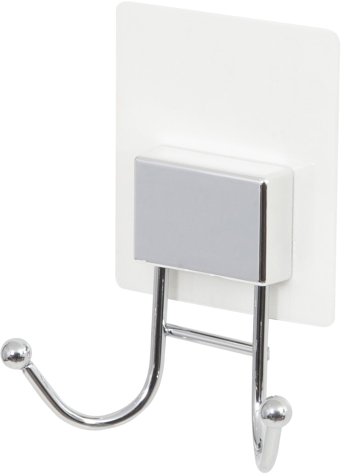 COMPACTOR Bestlock Magic Dvojitý samolepiaci háčik, bez vŕtania, chróm, nosnosť až 3 kg