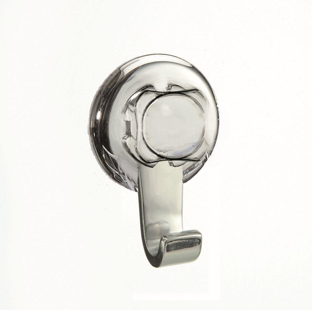 COMPACTOR Bestlock Háčiky do kúpeľne, bez vŕtania, nosnosť až 3 kg, chróm, 2 ks