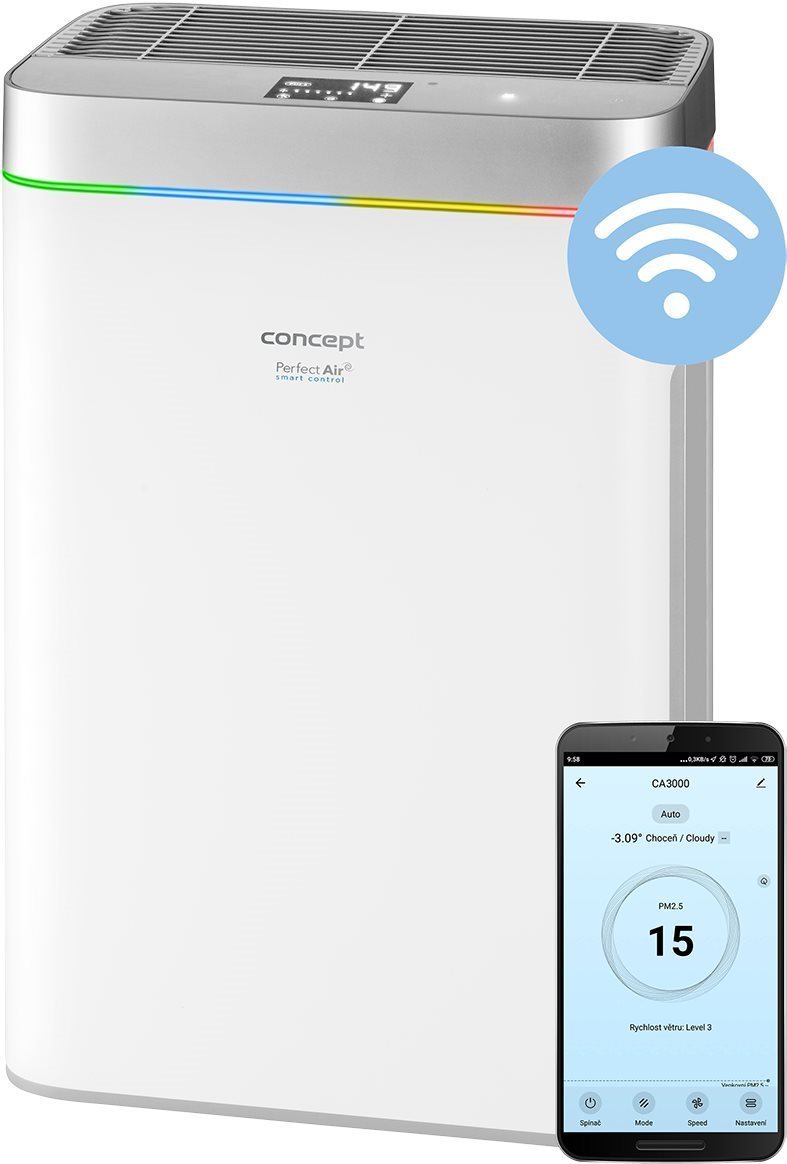 Concept CA3000 Perfect Air Smart so zvlhčovačom