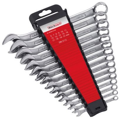 WERKZEYT Sada očkoplochých kľúčov, 15 ks