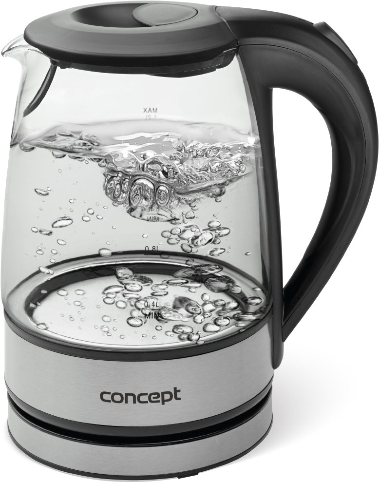 Concept RK-4900 sklo a antikorová 1,2 l