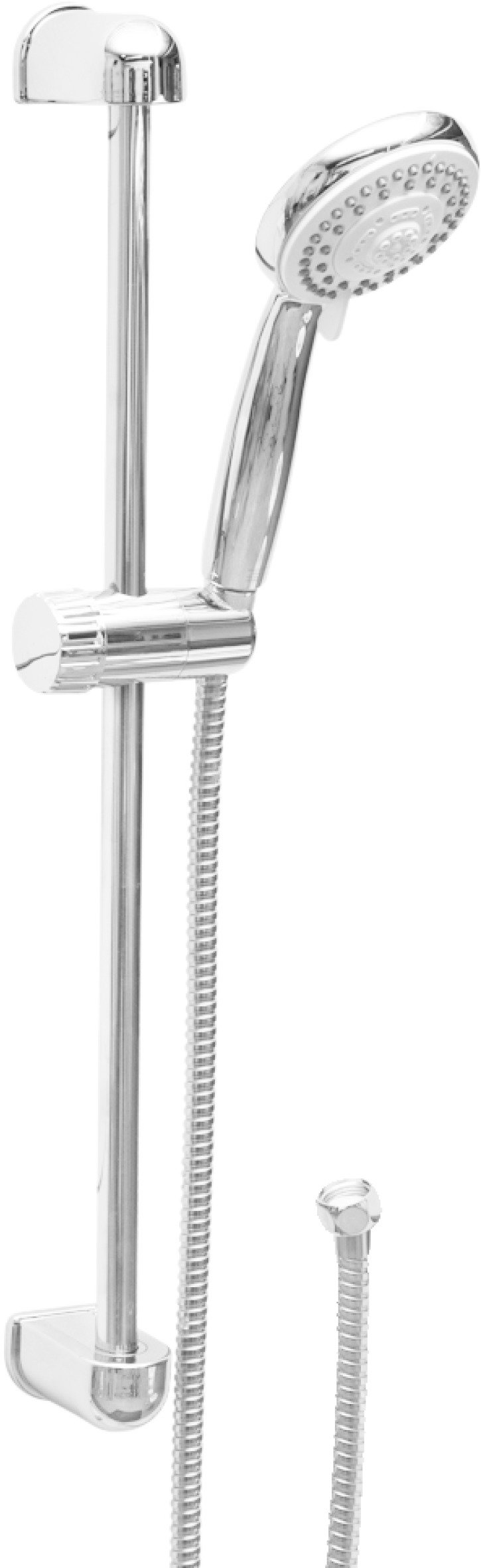 CORNAT Carballo sprchový set, 5 dýz, hadica kovová 1,5 m, tyč 60 cm, chróm