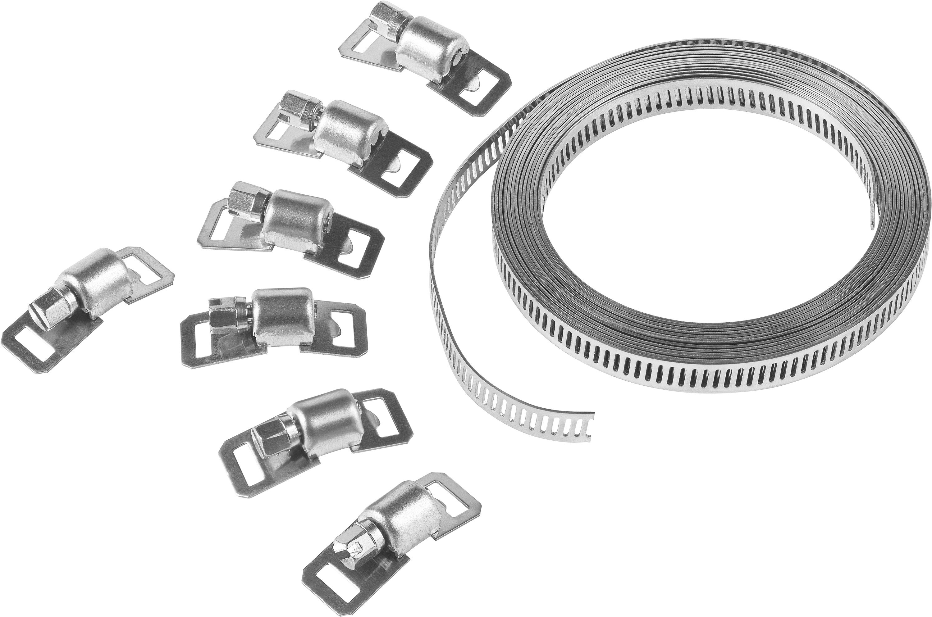 WERKZEYT Univerzálna hadicová svorka, 8 mm × 3 m, 8 svoriek