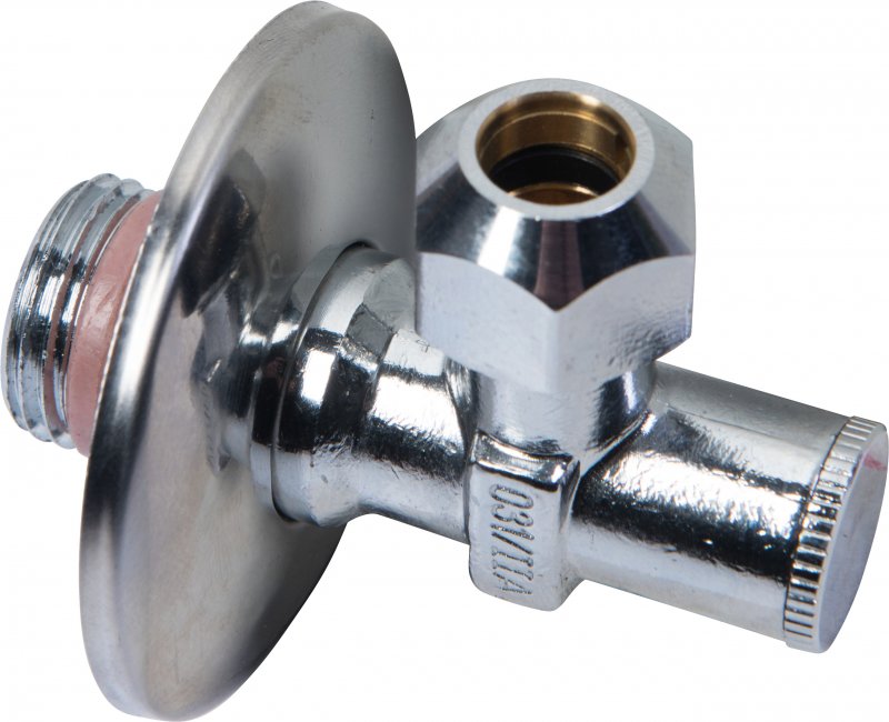 CORNAT Rohový ventil 1/2", chróm, krátky