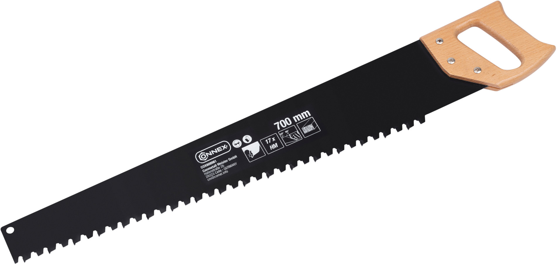 CONNEX Píla na pórobetón 700 mm, 17 zubov HM tvrdokov