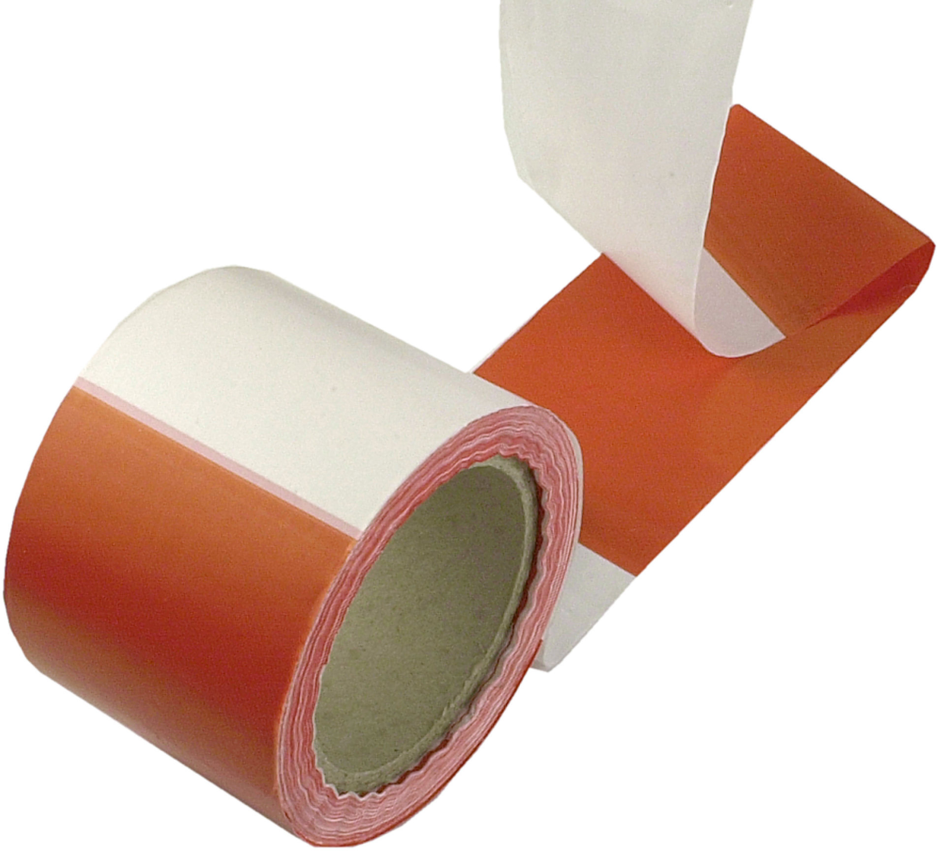 CONNEX PE fóliová páska 80 mm × 500 m, červená/bílá