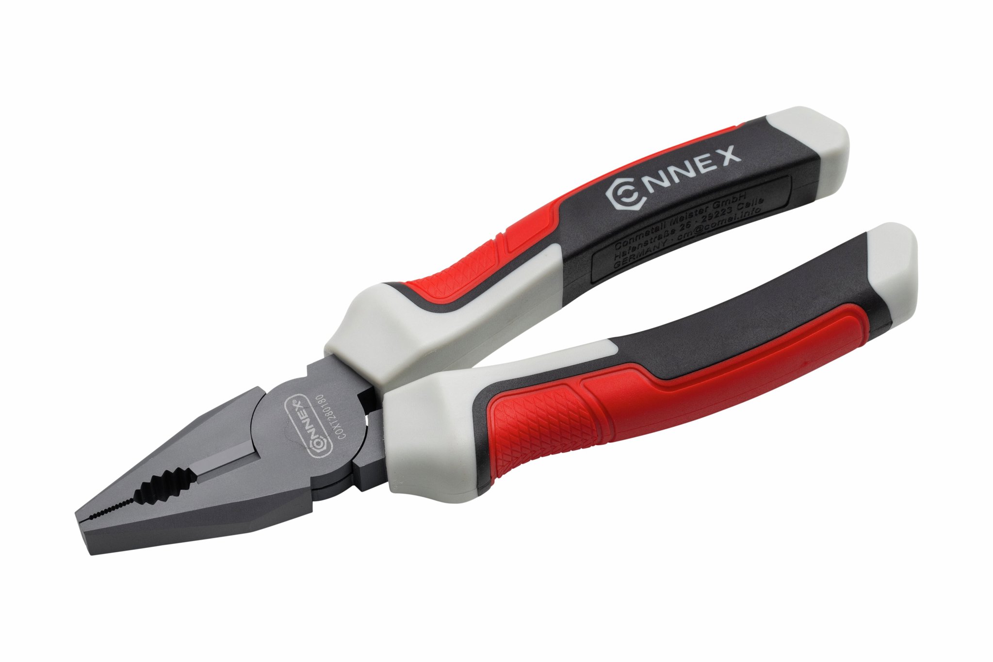 CONNEX Kombinované kliešte 180 mm, 3K rukoväti