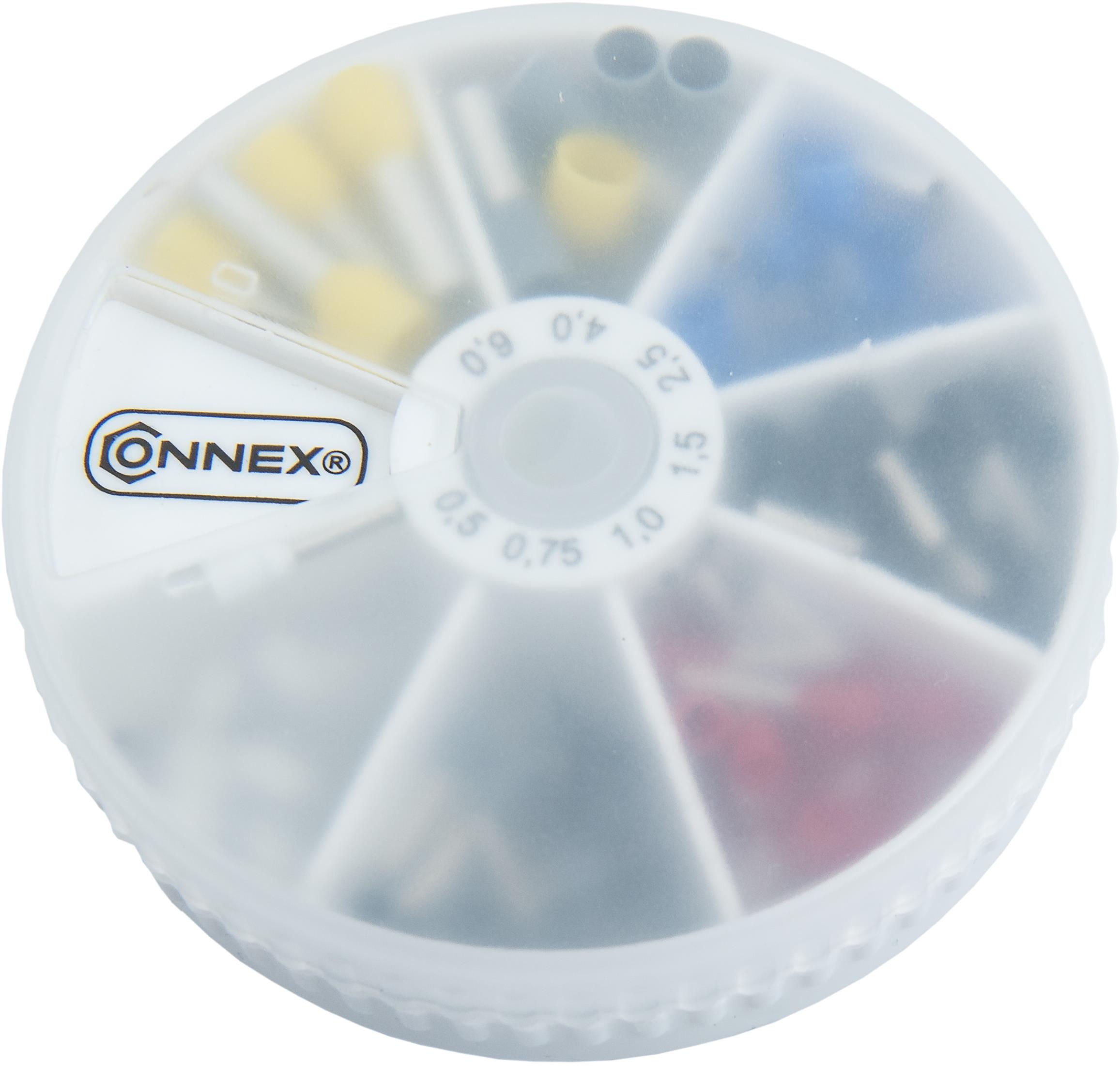 CONNEX Súprava izolovaných káblových koncoviek 0,5 – 6,0 mm2, 160 ks