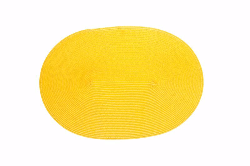 Continenta Prostírání oválné 45 × 31 cm žluté