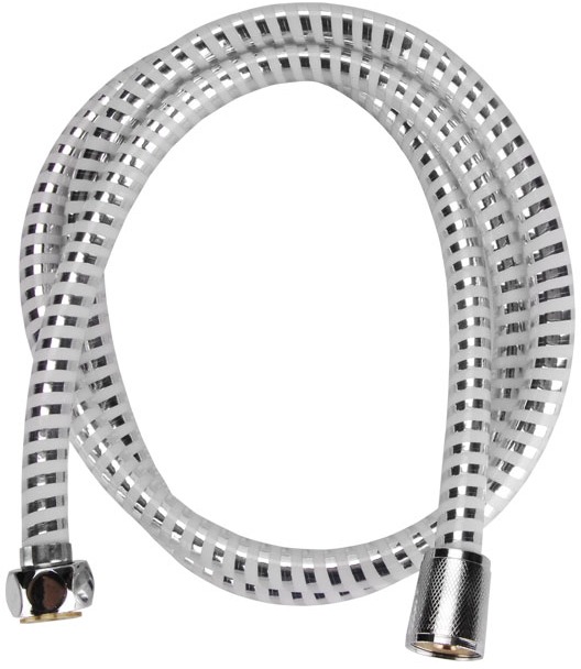VIKING hadica sprchová, PVC, 150 cm, strieborný pruh, 630227