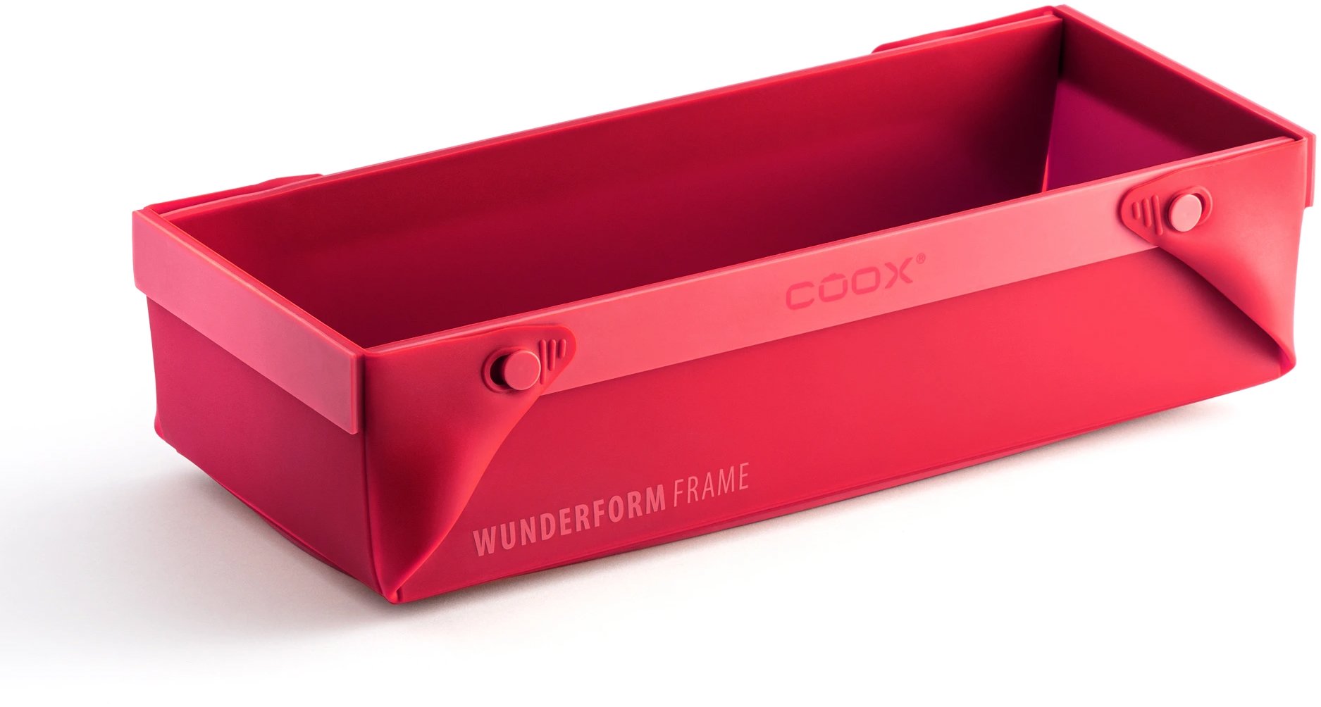 COOX Rozkládací silikonová forma Wunderform Frame L, červená