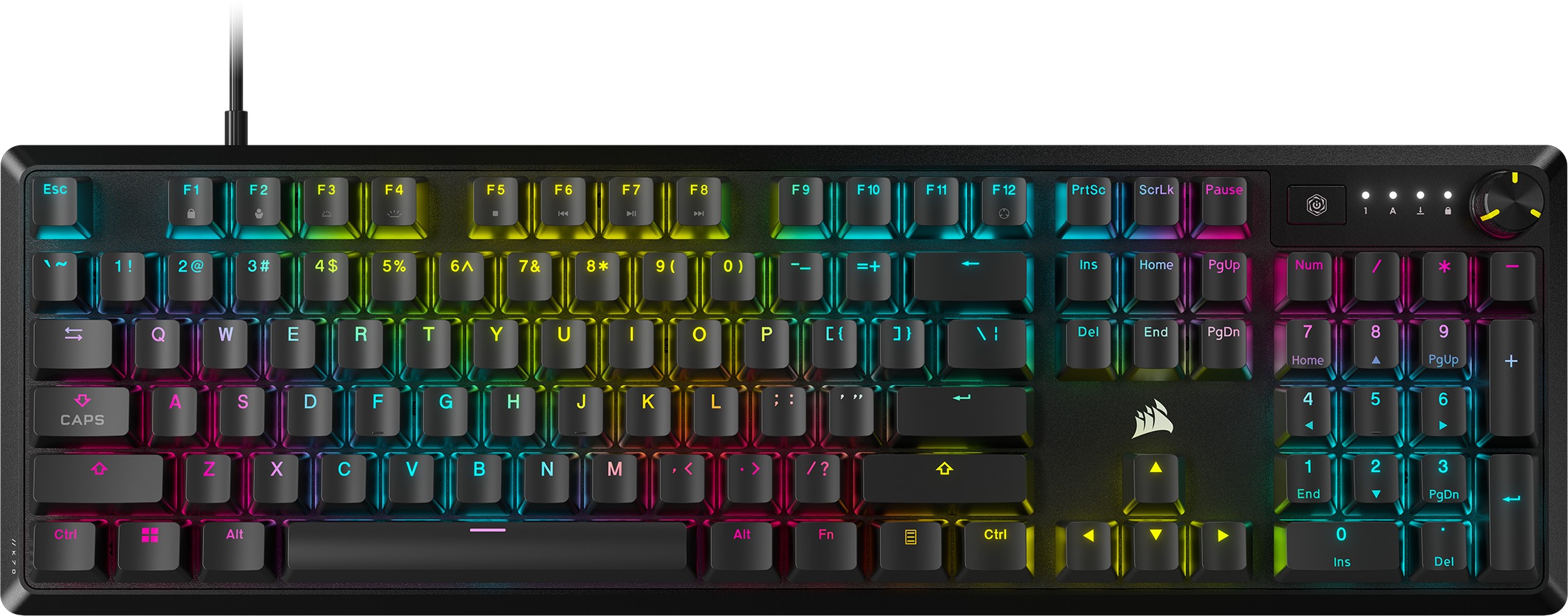 Corsair K70 CORE RGB Black (Red Linear) – US