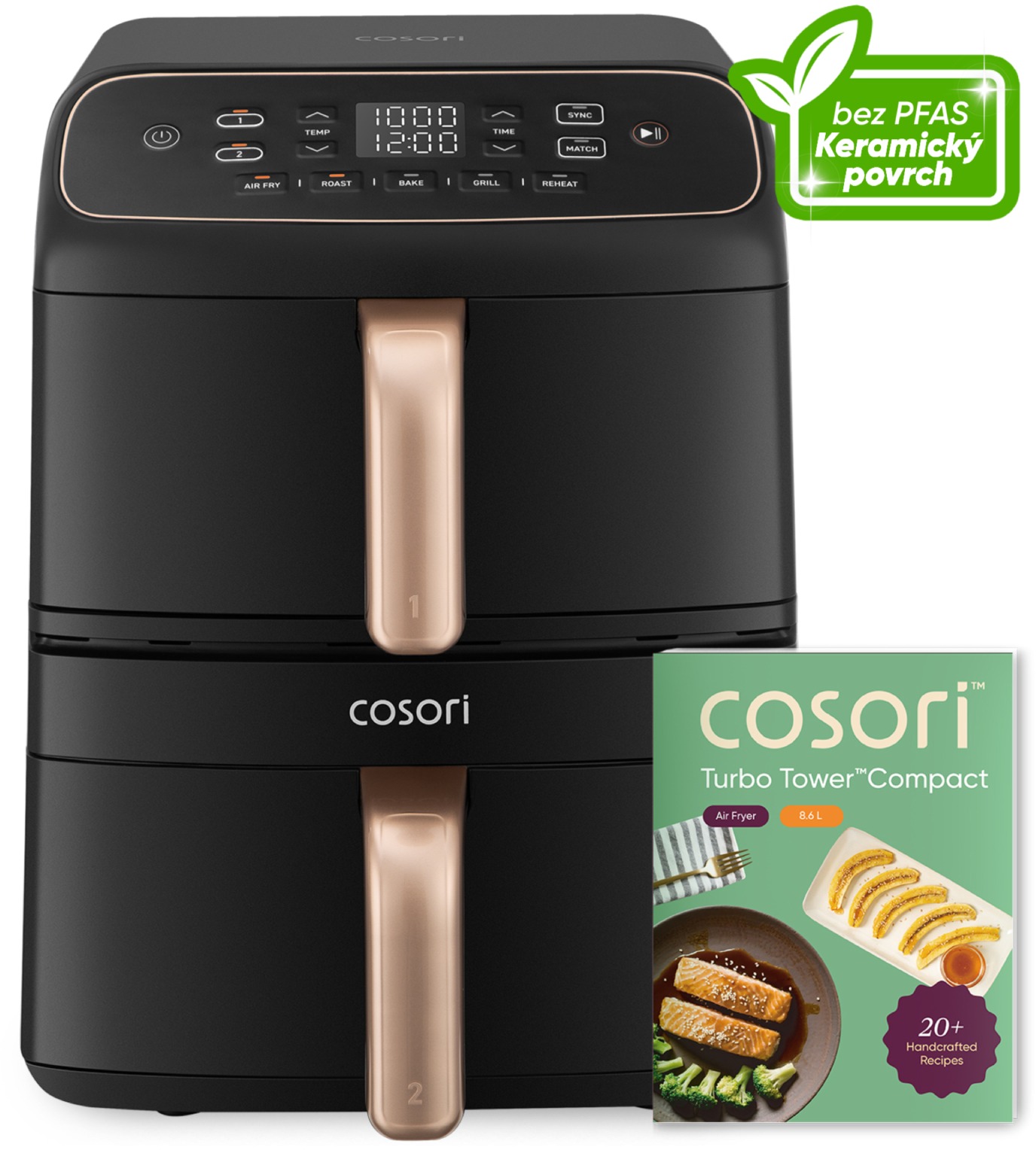 Cosori Turbo Tower Compact 8,6 L keramika