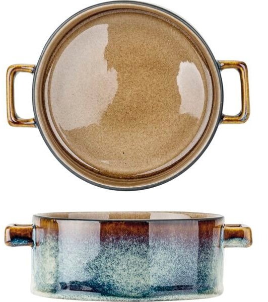 Cosy & Trendy 4× Miska na polievku Quintana 450 ml, hnedá