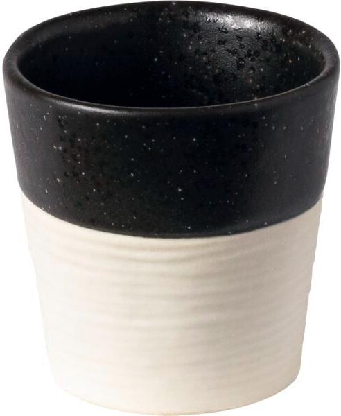 Costa Nova Hrnček bez ucha Notos 80 ml, pieskový/čierny