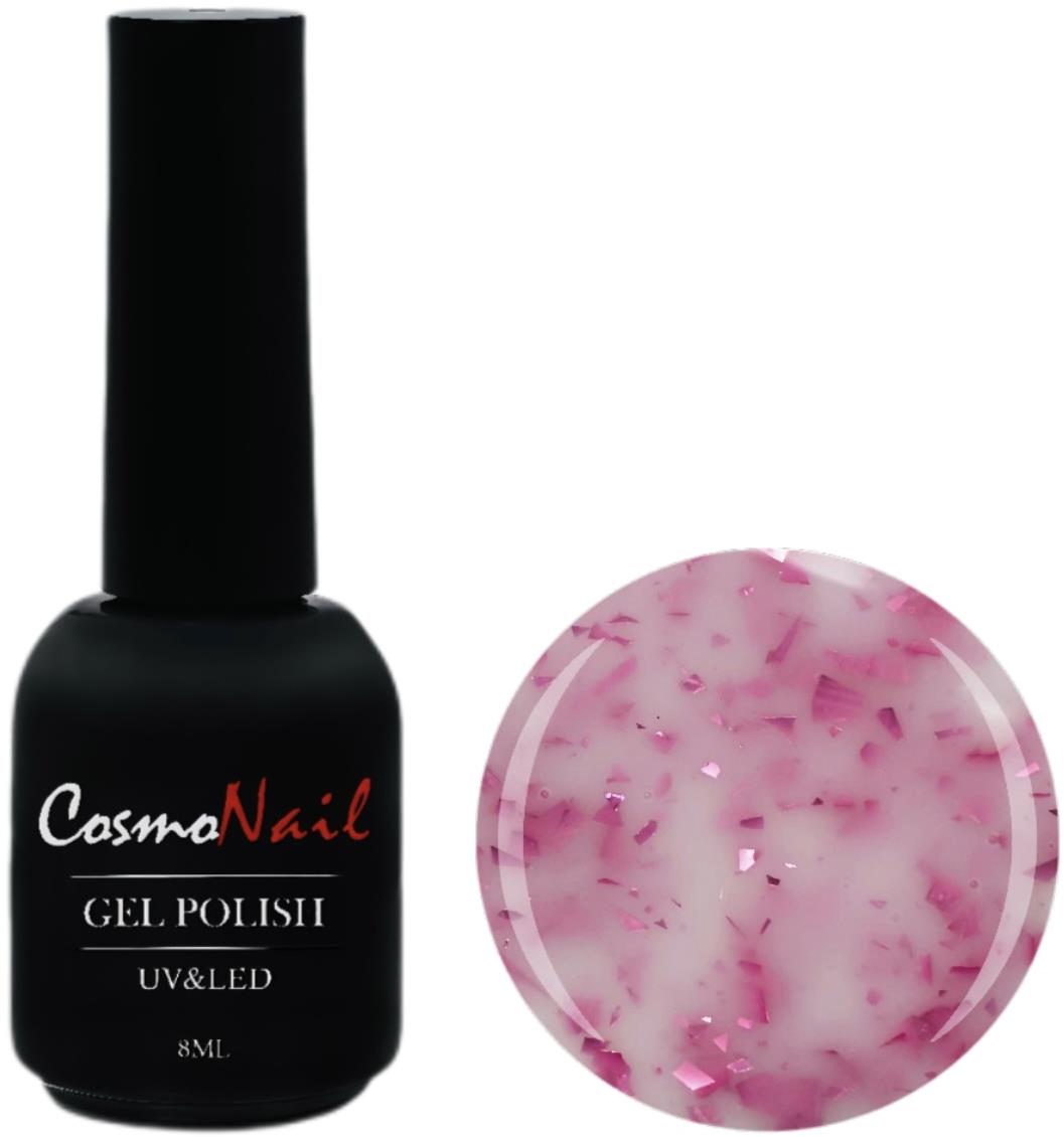 Cosmonail gél polish Milky flakes 13, 8 ml