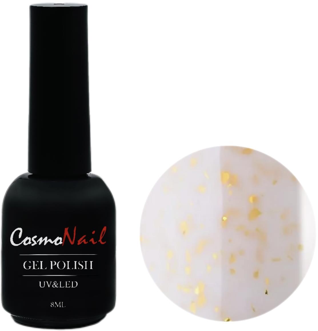 Cosmonail gél polish Milky flakes 02, 8 ml