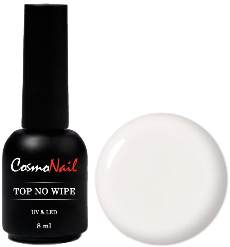 Cosmonail Glass top coat milk, 8 ml