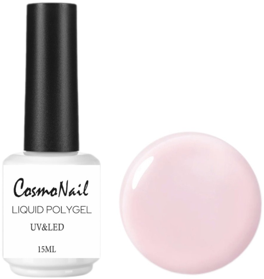 CosmoNail Liquid Polygel Baby Rosé 9, 15 ml