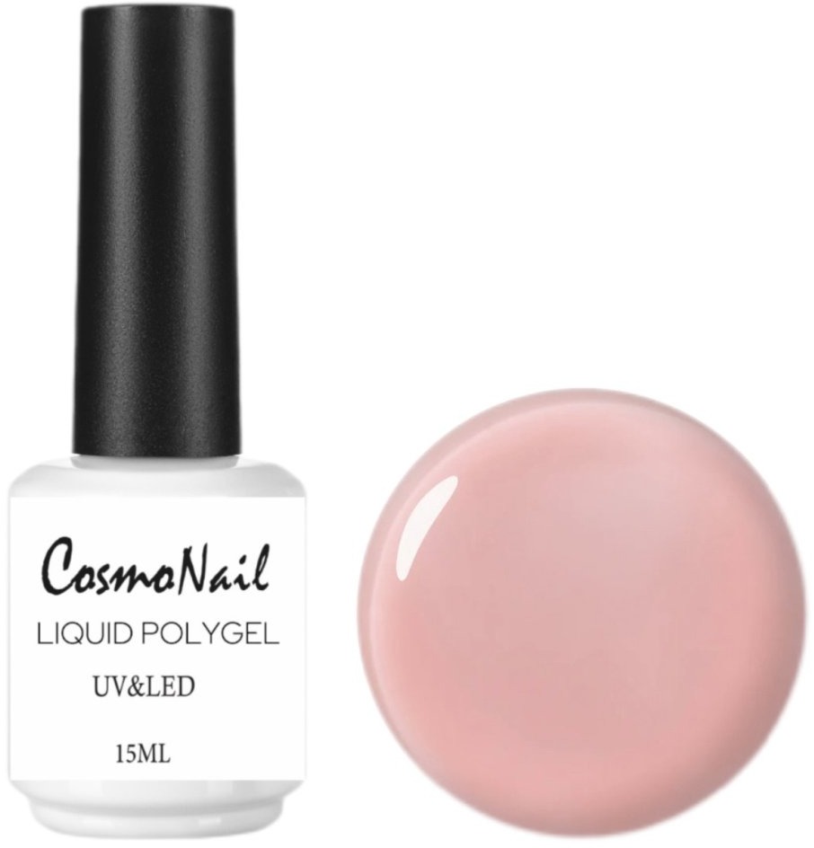 COSMONAIL Liquid Polygel Powder Rose 6, 15 ml