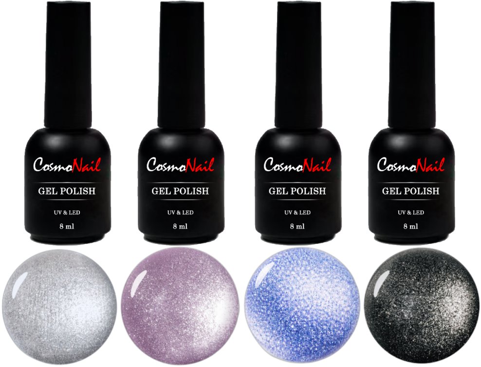 COSMONAIL Sada gél lak Flashing disco