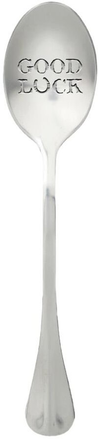 One Message Spoon Lžička Good Luck, 150 × 35 mm