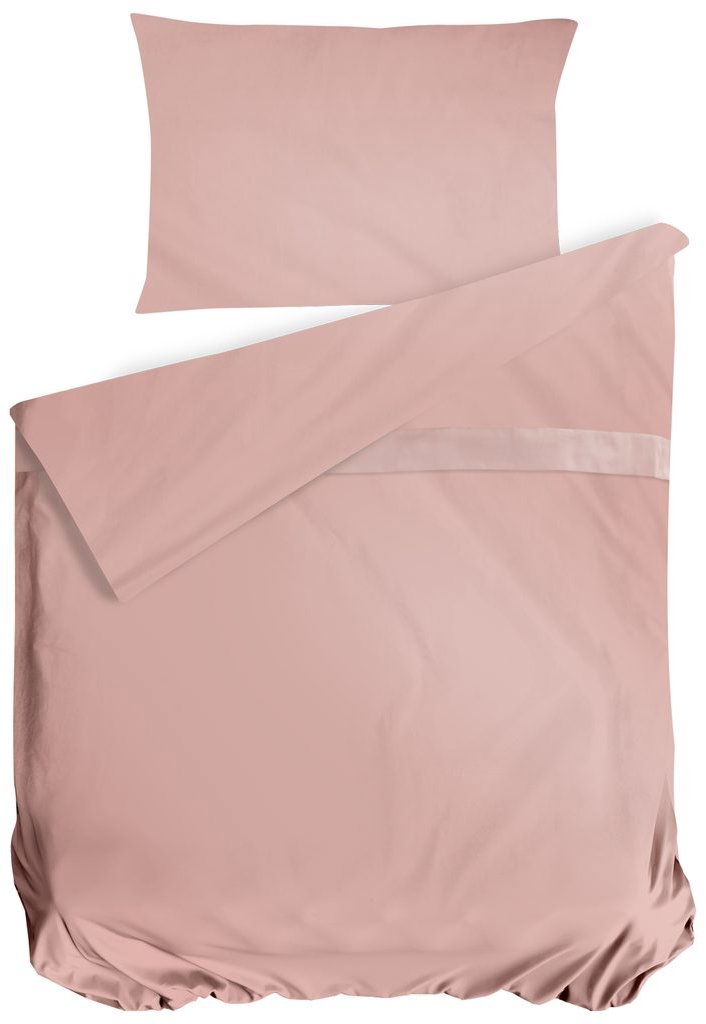 Cottonbox Cotonbox saténové obliečky Satin Pink 140 × 200/70 × 90 cm