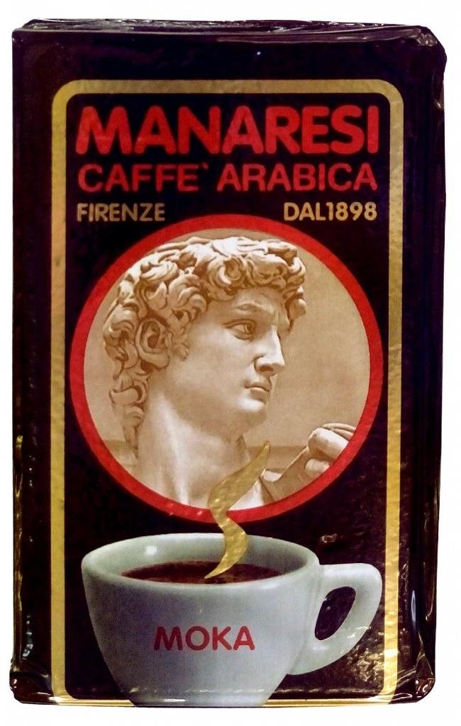 Manaresi Italian Moka, mletá káva, 250 g