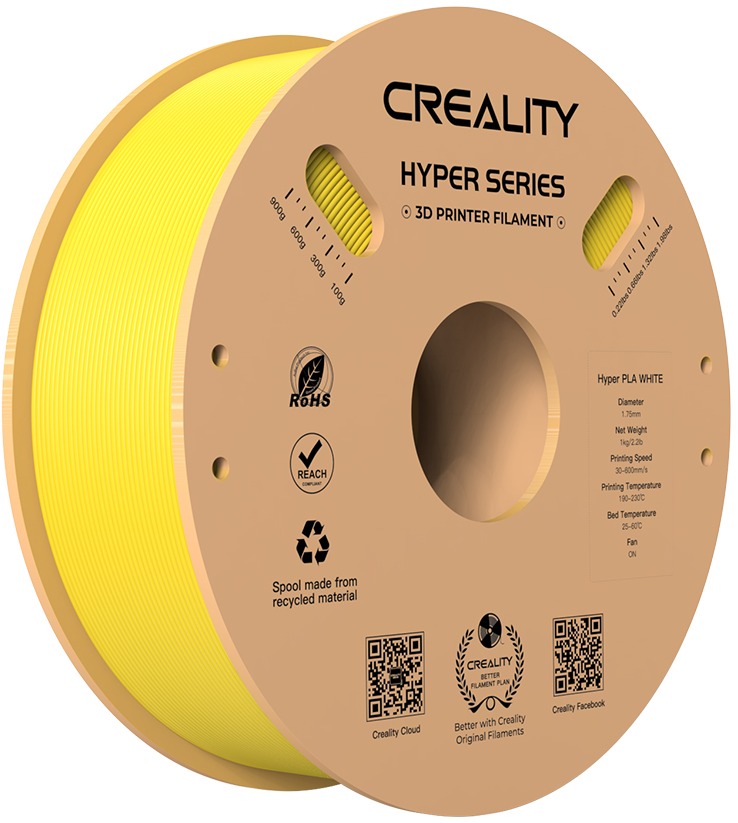 Creality Hyper PLA Yellow 1 kg
